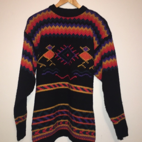 Vintage rainbow sweater - Picture 2 of 2